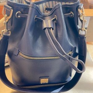 Dooney & Bourke Saffiano Drawstring - Marine